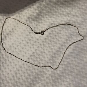 Tiffany & Co. Elsa Peretti Sterling Silver Cable Chain 16in 1mm